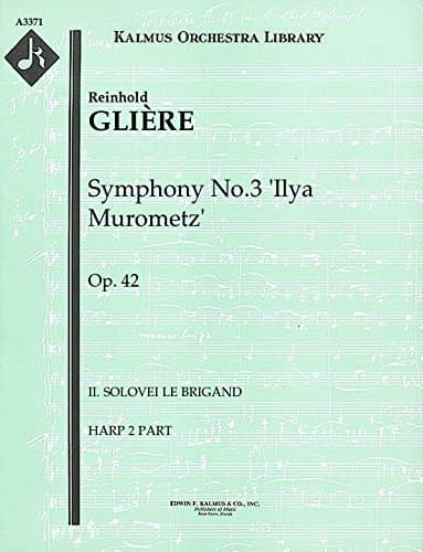 Symphony No.3 'Ilya Murometz', Op.42 (II. Solovei le Brigand): Harp 2 part (Qty 2) [A3371]