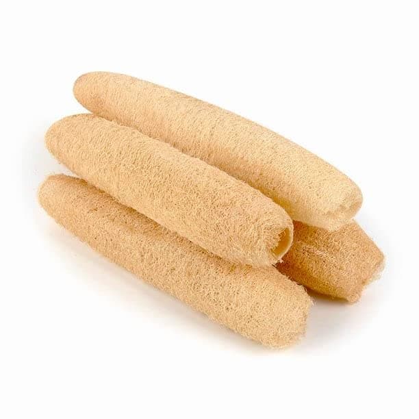 SSKR Natural Organic Body Scrub Loofah Sponge for Bathing - Pack of 10 | Size : 15 Cms Long