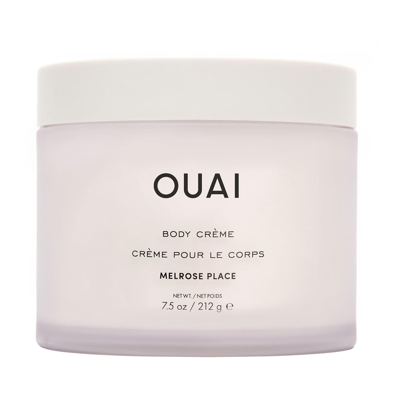 OUAI Body Cream, Melrose Place - Hydrating Whipped Body Cream with Cupuaçu Butter, Coconut Oil and Squalane - Softens Skin and Delivers Healthy-Looking Glow - Sulfate Free Skin Care (7.5 Oz)