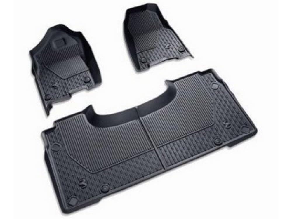 Mopar 82215321AB - 2019 Ram 1500 All-Weather Slush Mats - Black - Crew Cab