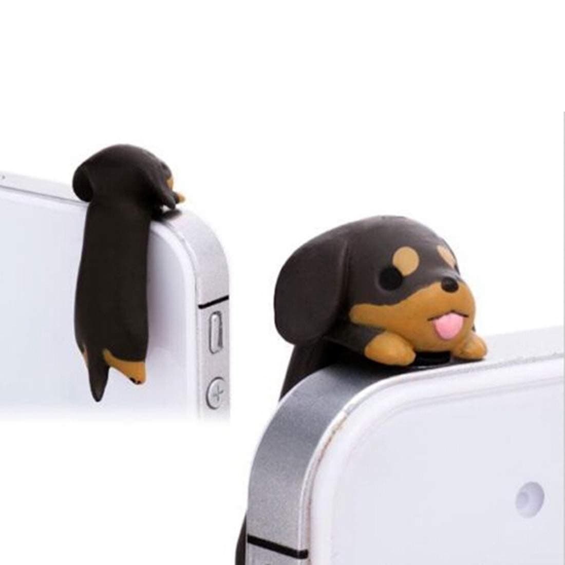 Phone Charms 3.5 mm Dust Plug for iPhone 4 4S 5 5S HTC Samsung Ipad 2 3 4 Mini Ipod Blackberry Sony Nokia (Dachshund)