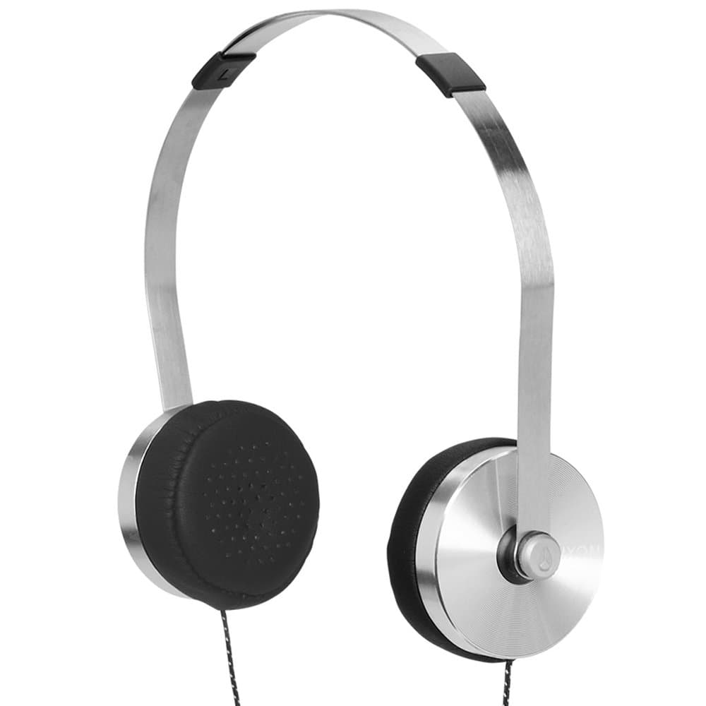Nixon Apollo 3-Button Mic Headphones in Silver/Black