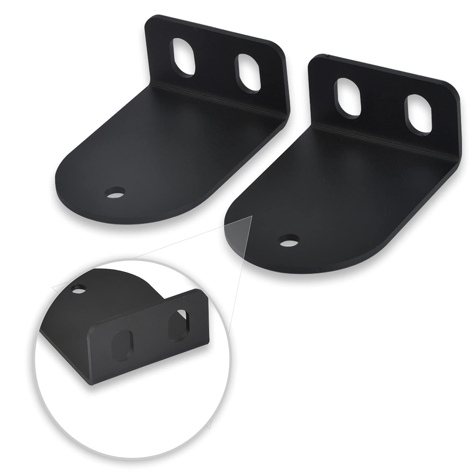 WeiSen 2PCS Rear Roof Pillar Light Pod Mounting Brackets for 52" Straight Light Bar Compatible with Can-Am Defender 500/800/1000 2016-2025