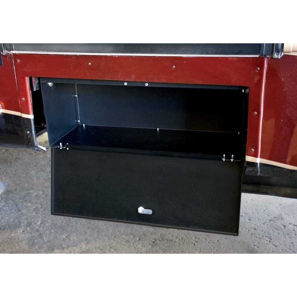 International Inc. SP54-099H Under Step Storage Box Black, 28.5 Inch