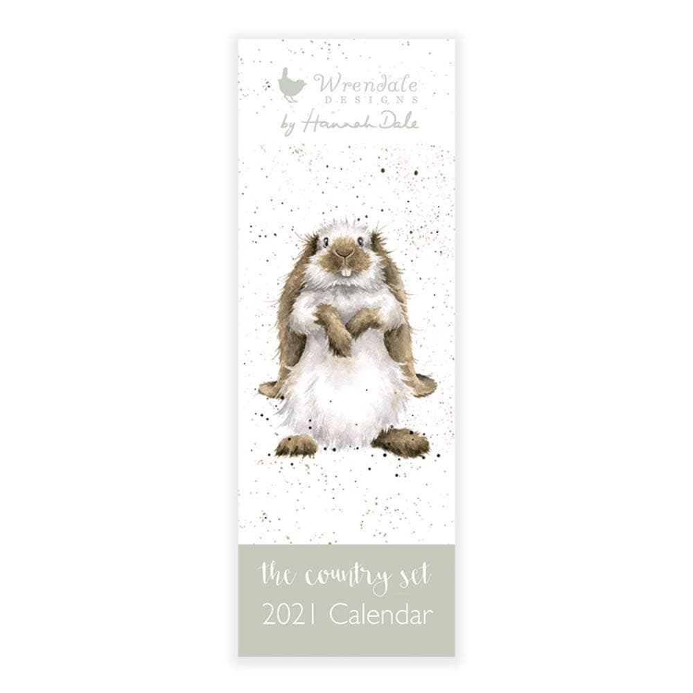 Wrendale 2021 Country Set Slim Calendar