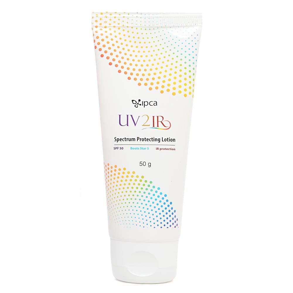IPCA UV 2 IR Spectrum Protecting Lotion SPF 50, Boots Star 5, Protection Sunscreen (50g)