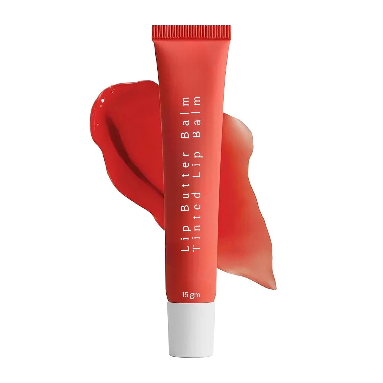 Tinted Lip Butter Balm - Conditioning Vegan Lip Balm for Instant Moisture, Shine & Hydration - Sheer, Soothing Skincare (Poppy), 30 Grams