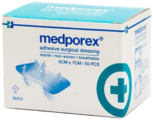Medporex6 x 7cm Surgical Dressing - Pack of 50