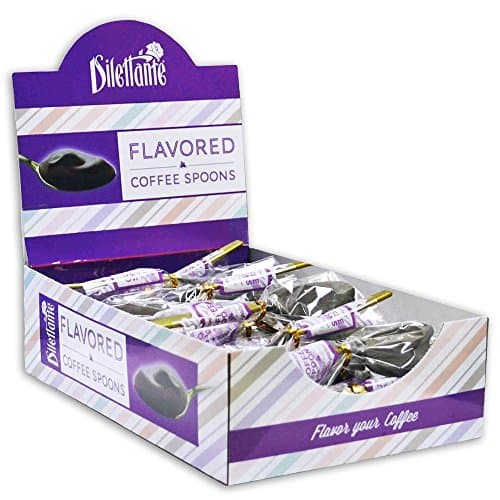 Gourmet Sea Salted Caramel Flavored Spoons - 24 Count Display Box - by Seattle Gourmet Foods