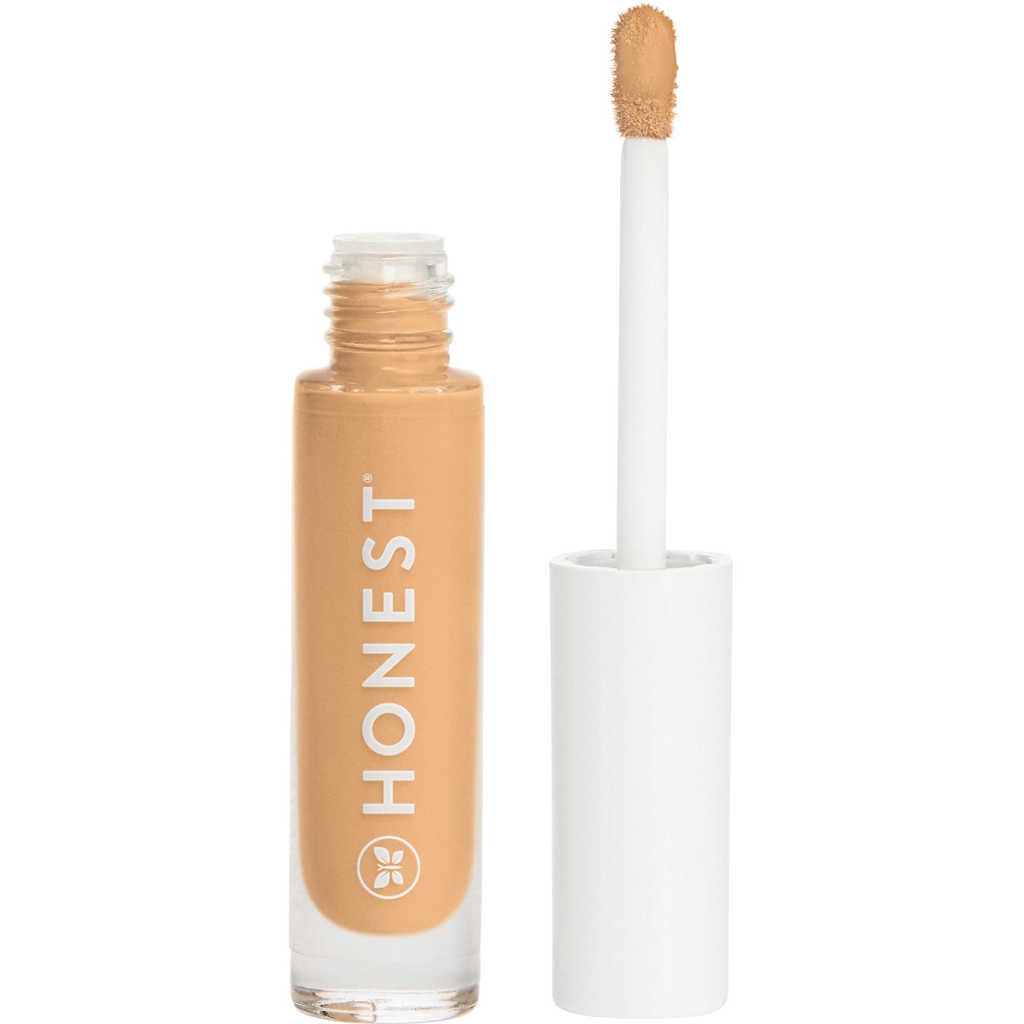 Honest Beauty Fresh Flex Concealer with Niacinamide + Vitamin E + Hyaluronic Acid | Vegan + Cruelty free | Almond, 0.17 fl oz