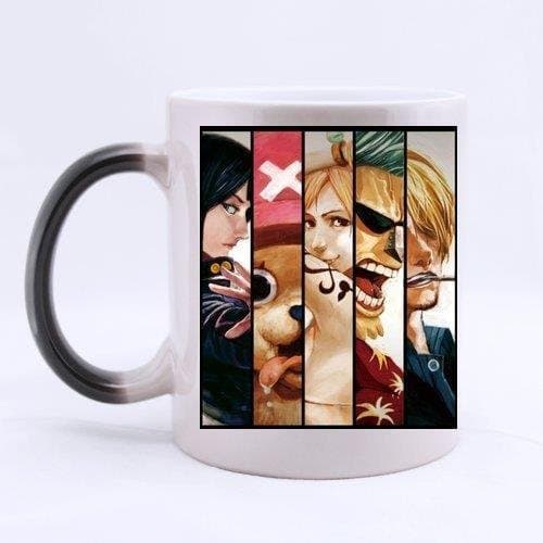 Custom Evergreen Fashion Hot Cartoon One Piece Morphing Mug Magic Ceramic Coffee Mug-by Steel rose