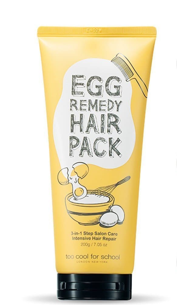 Too Cool For School Egg Remedy Hair Pack, 7.05 Ounce/Hair Treatment Protein Care