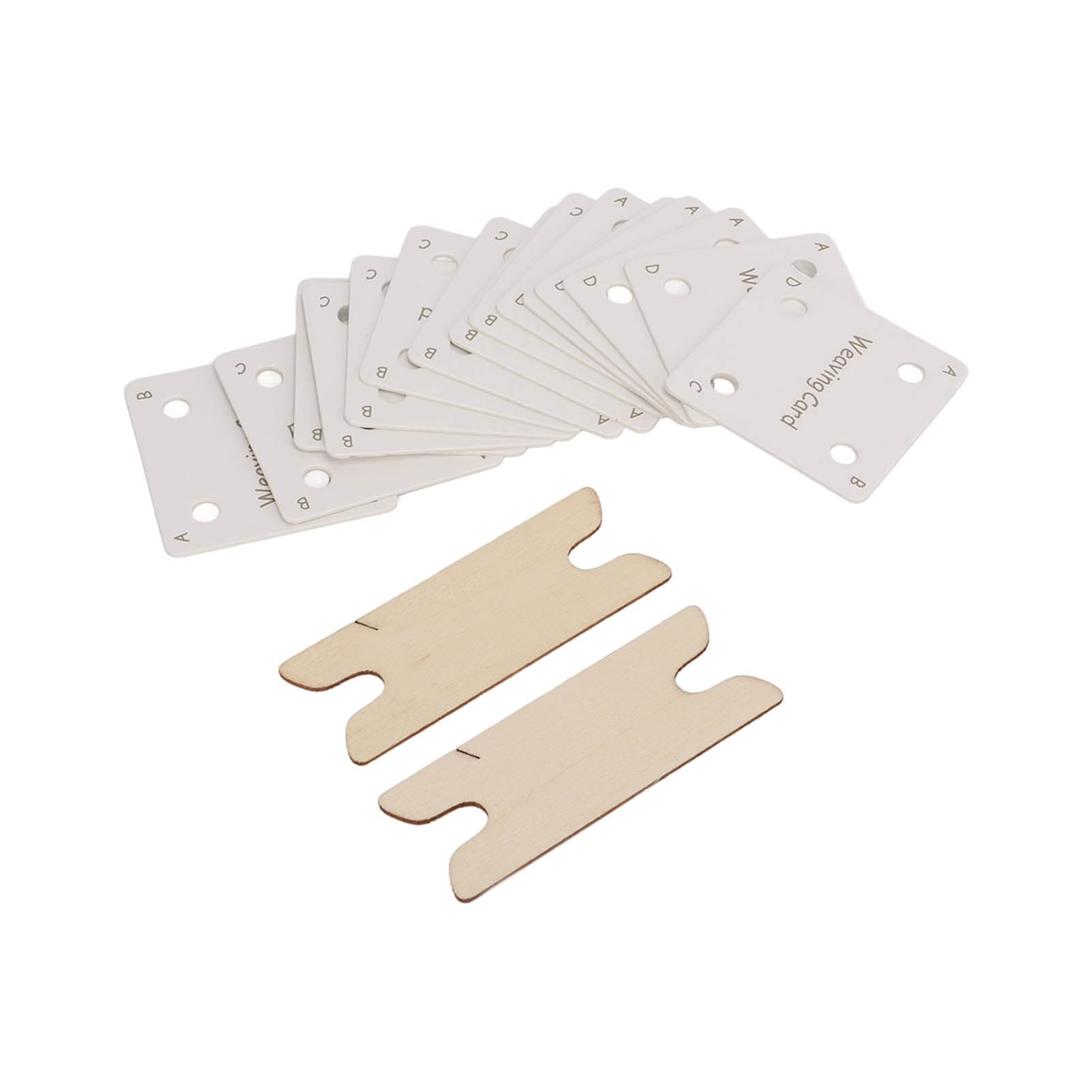 WakectsTablet Weaving Card, Weaving Cards, Handmade Weaving Card, Flexible Safe Sturdy Paper Loom Card for Craft Weaving Lovers