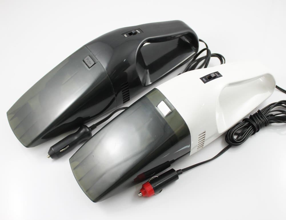 Giveumore Car Auto Vacuum Cleaner Portable Handheld Dust Suction Collector FOR DRY AND WET USE 60W 12V Black White 2 Colors