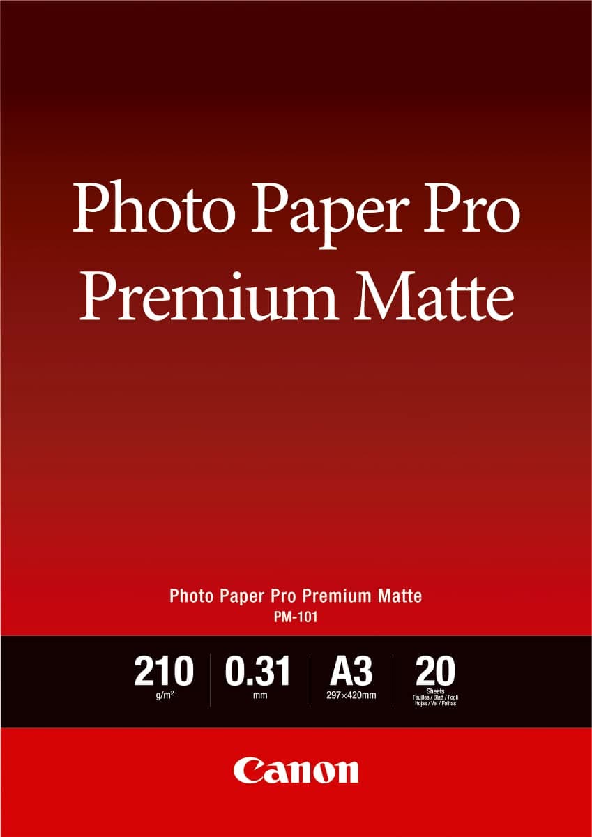 PM101 Pro Premium Matte A 3 20 Sheet 210 g