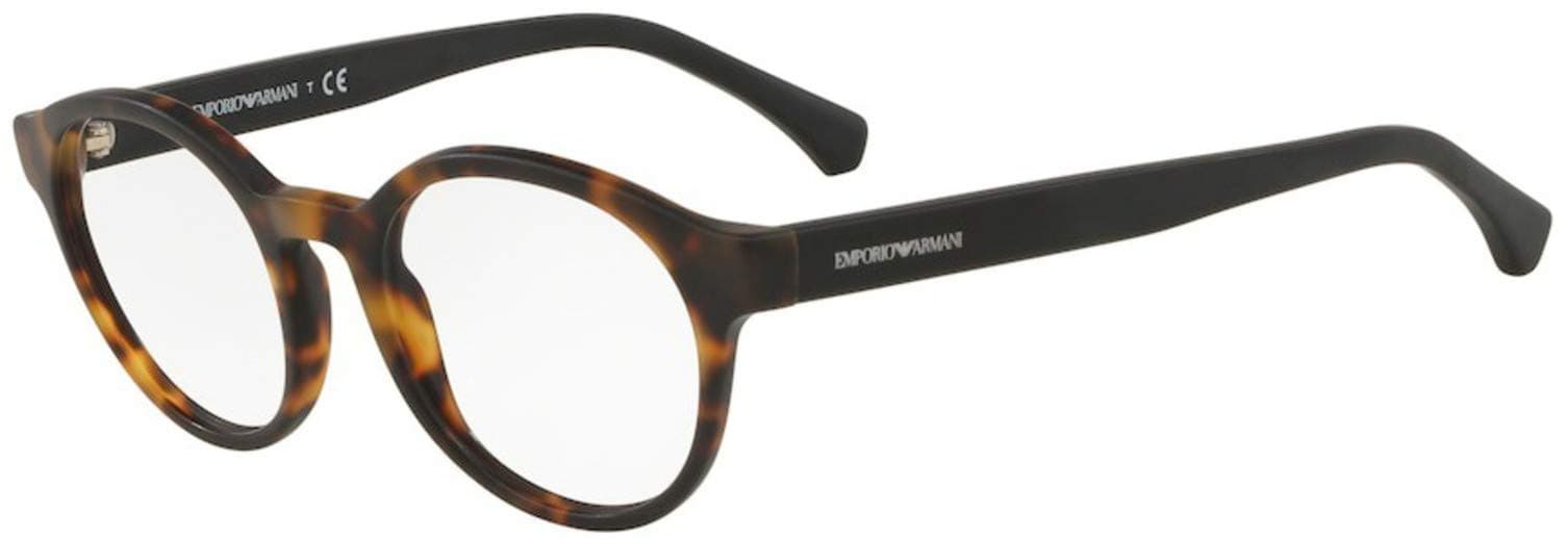 Emporio Armani EA3144-572648 Eyeglass Frame MATTE HAVANA w/DEMO LENS 48mm
