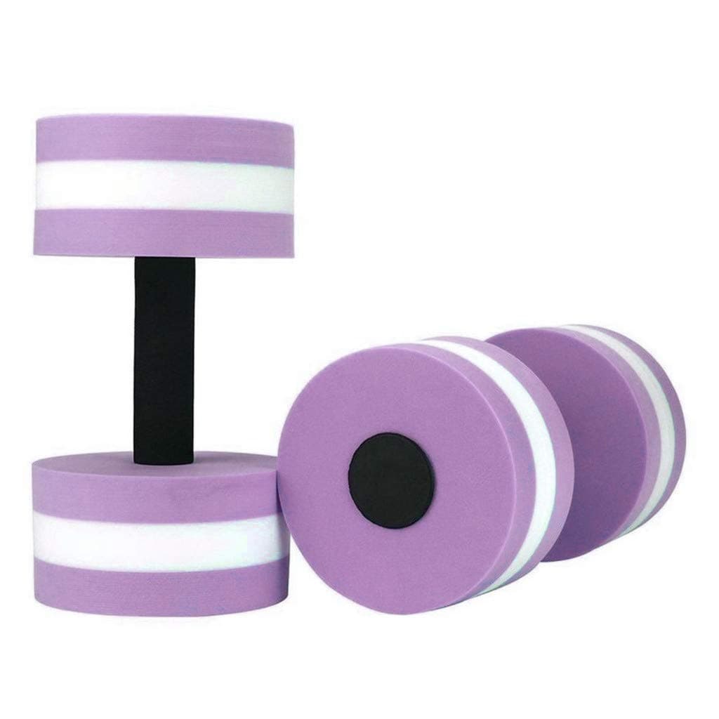 Hilyo Aquatic Exercise Dumbells - Water Aerobics Equipment,Water Weights for Pool Exercise, Set of 2 EVA-Foam Dumbbell, Water Dumbbells Water Exercise Equipment Pool Weights for Adults