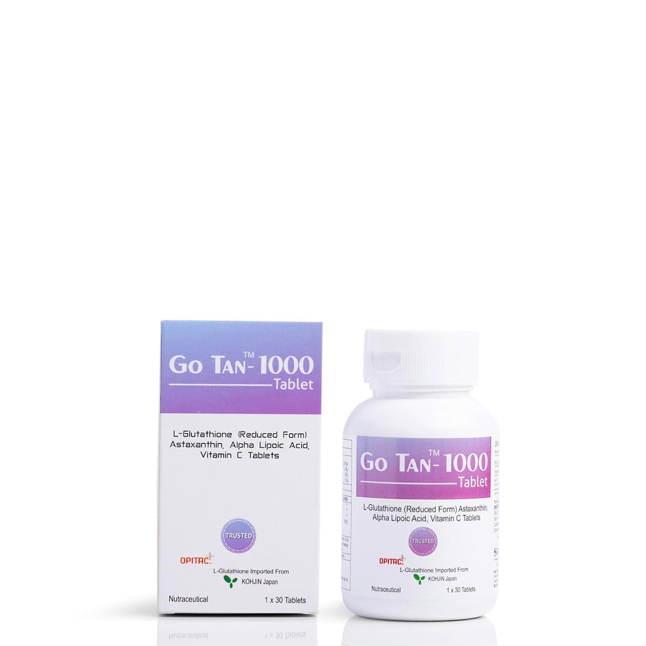 Go Tan-1000 Glutathione Tablets
