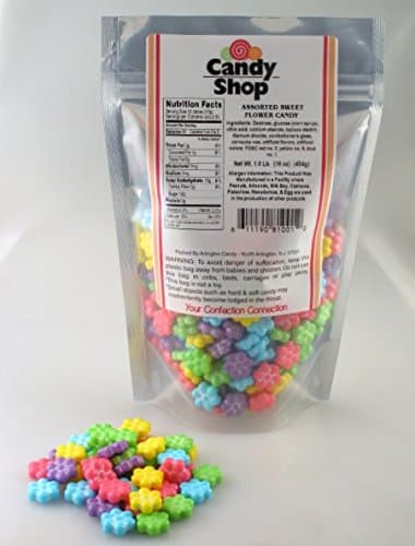 Assorted Sweet Flower Candy - 1 Lb