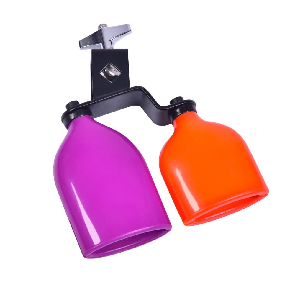 Drum Percussion Cowbell Double Mounted Bell Two-colors