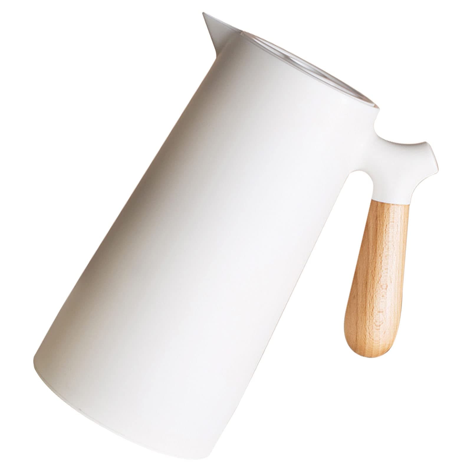 Insulated Vacuum Kettle, Widely Used Large Capacity Dual Insulated Tea Pot Lasting Temputure for Home (1L)