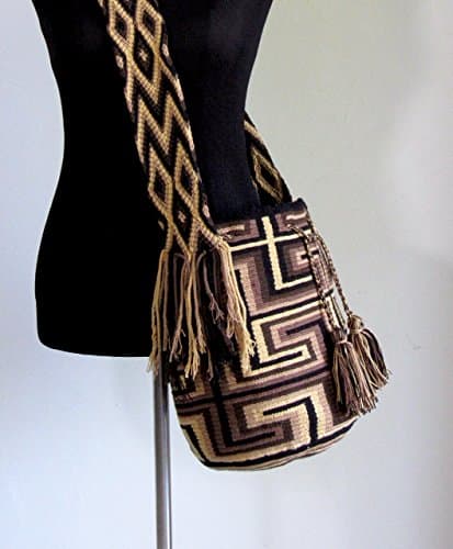 AUTHENTIC WAYUU MOCHILA LARGE SIZE HANDMADE CROSS BODY BAG