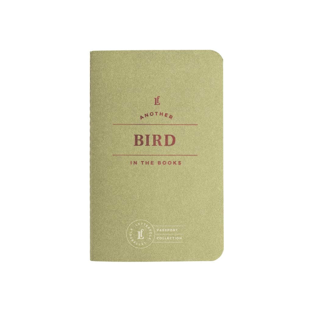 Letterfolk Bird Passport Journal — Pocket-sized Birding Book (3.5" W x 5.5")