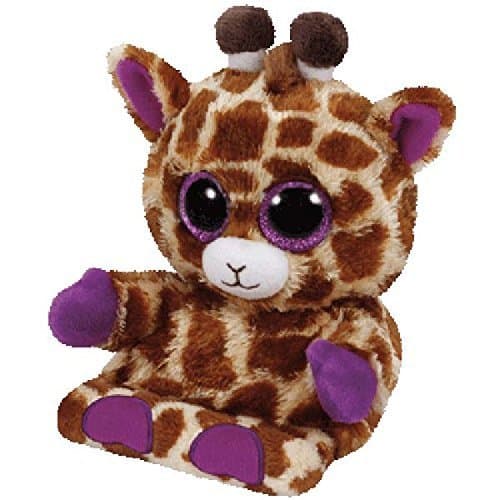 Ty Inc Peek A Boos Plush Phone Holder w Screen Cleaner Bottom Jesse the Giraffe