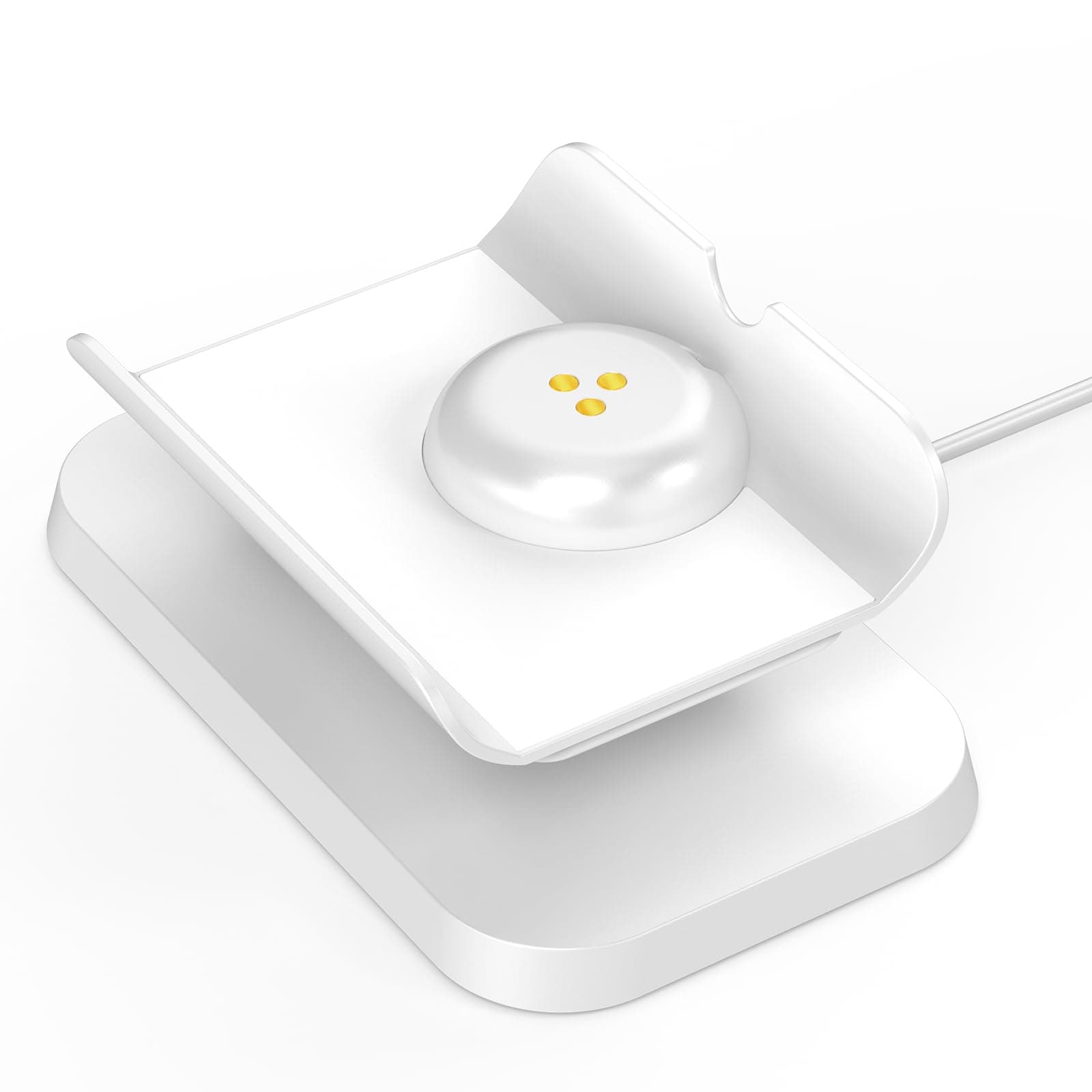 Charging Dock for Meta Portal Go - Rotatable, Stable & Fast Charging Stand for Portal Go Smart Video Calling, Suitable for Office, Home (White)