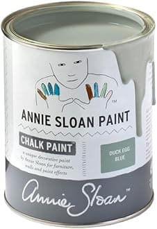 Annie Sloan Chalk Paint® (1 Litre/33.8 Fl Oz, Duck Egg Blue) a unique decorative paint for furniture, cabinets and home décor with no sanding or priming