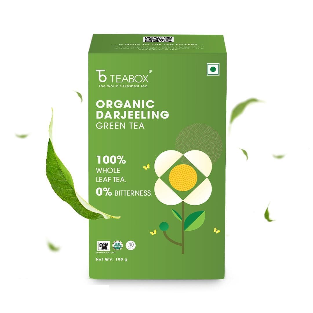 Green Tea Loose Leaves | Made with 100% Whole Leaf, Sourced from Highlands | 0% Bitterness Assured | 100G