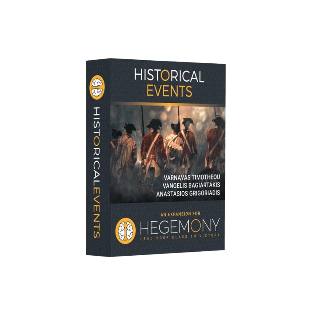 Hegemony: Historical Events Expansion - 50 New Cards Add Events to Your Gameplay, Unique Asymmetric Card Driven Game Board Game, Ages 14+, 2-4 Players