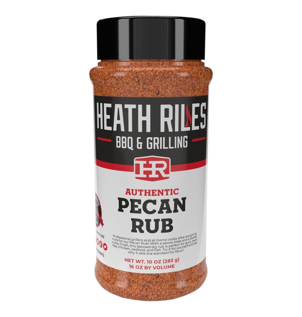 Rub - Pecan Seasoning, Champion Pitmaster Recipe, Legendary Rubs For Smoking & Grilling, 80+ BBQ Championships, 10 oz.