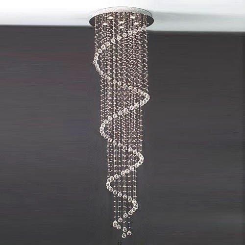Modern Contemporary Chandelier Rain Drop Helix Chandeliers Lighting with Crystal Balls! H75 XW26