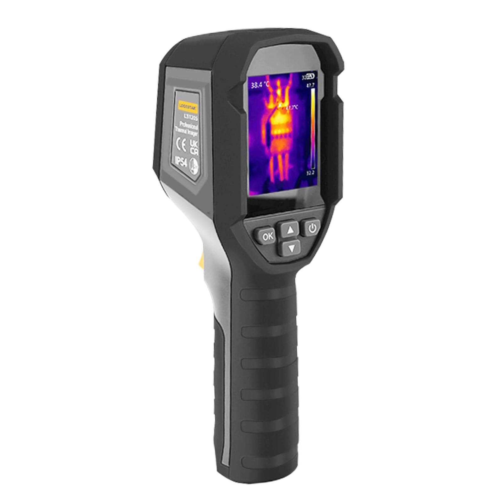 Thermal Imaging Camera, 120 x 90 IR Resolution 25Hz Refresh Rate, Handheld Infrared Thermal Imager 10800 Pixels, IP54, -4°F~752°F Temperature Range