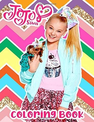 JOJO SIWA Coloring Book: JoJo Siwa Jumbo Coloring Book With Cute Designs