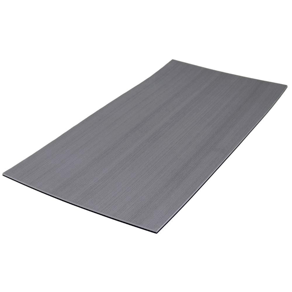 Castaway CustomsSeaDek- EVA Foam Boat Flooring Decking Non Skid Adhesive W/Shock Absorbent Foam, More Comfortability & Stamina Simple Application | 15" x 30" Storm Gray/Black