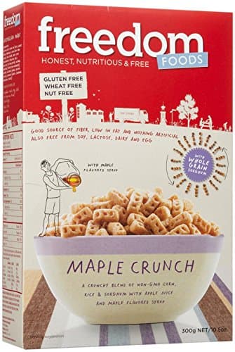 Freedom Foods Maple Crunch Breakfast – Allergen Friendly - BULK CASE: 5 X 10.6 oz Boxes
