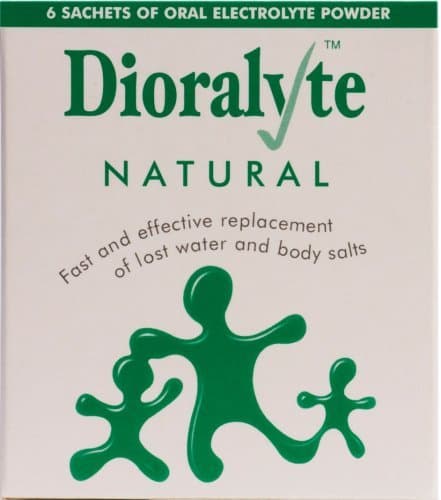 Dioralyte Supplement Replacement of Lost Body Water & Salts Sachets - Natural Flavour - 6 Sachets by Dioralyte