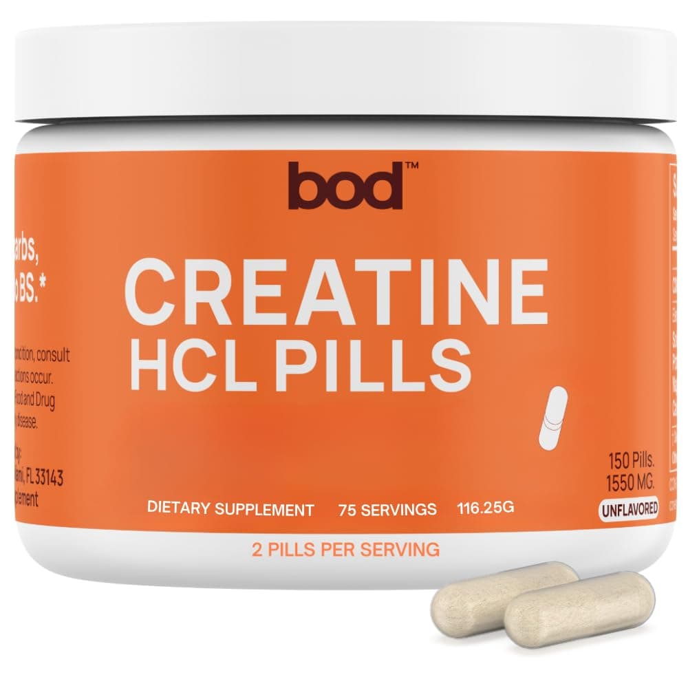 Creatine HCL Pills - Muscle Growth, Endurance, No Bloat, No Load, Not Flavored | Monohydrate Micronized Alternative, Creatine for women and men, Vegan, No Powder, Gummy, Tablets Creatina, 150 Capsules
