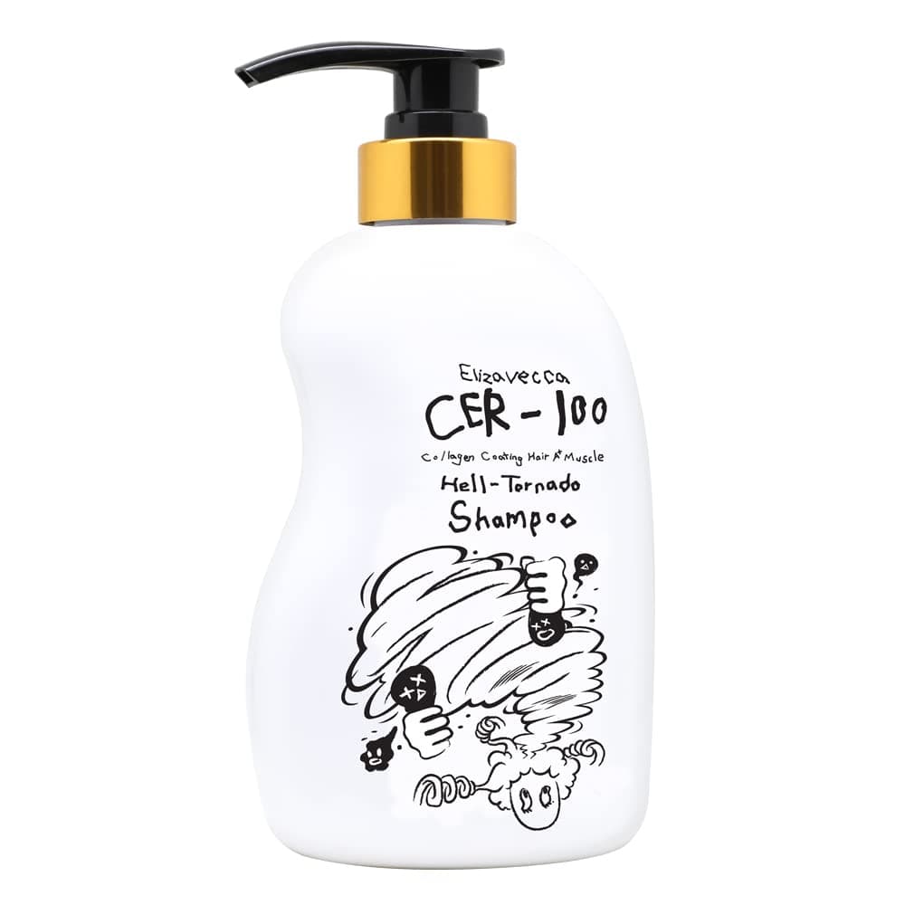 CER-100 Collagen Coating Hair A+ Muscle Hell-Tornado Shampoo 500ml/16.9 fl.oz. - Hair Shampoo Especially for Oily hair | Hair Shampoo for oily hair scalp | K-Beauty