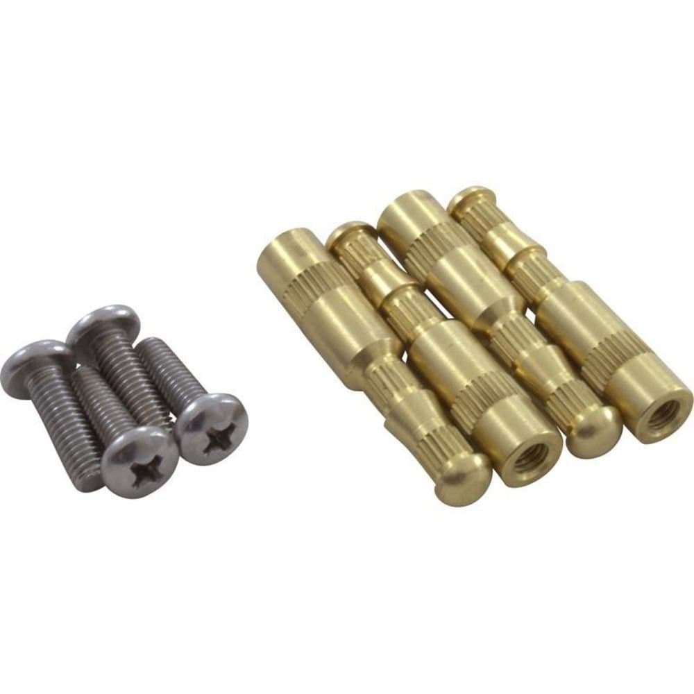 Main Drain Brass Insert, Aquastar, with Screw, Quantity 4