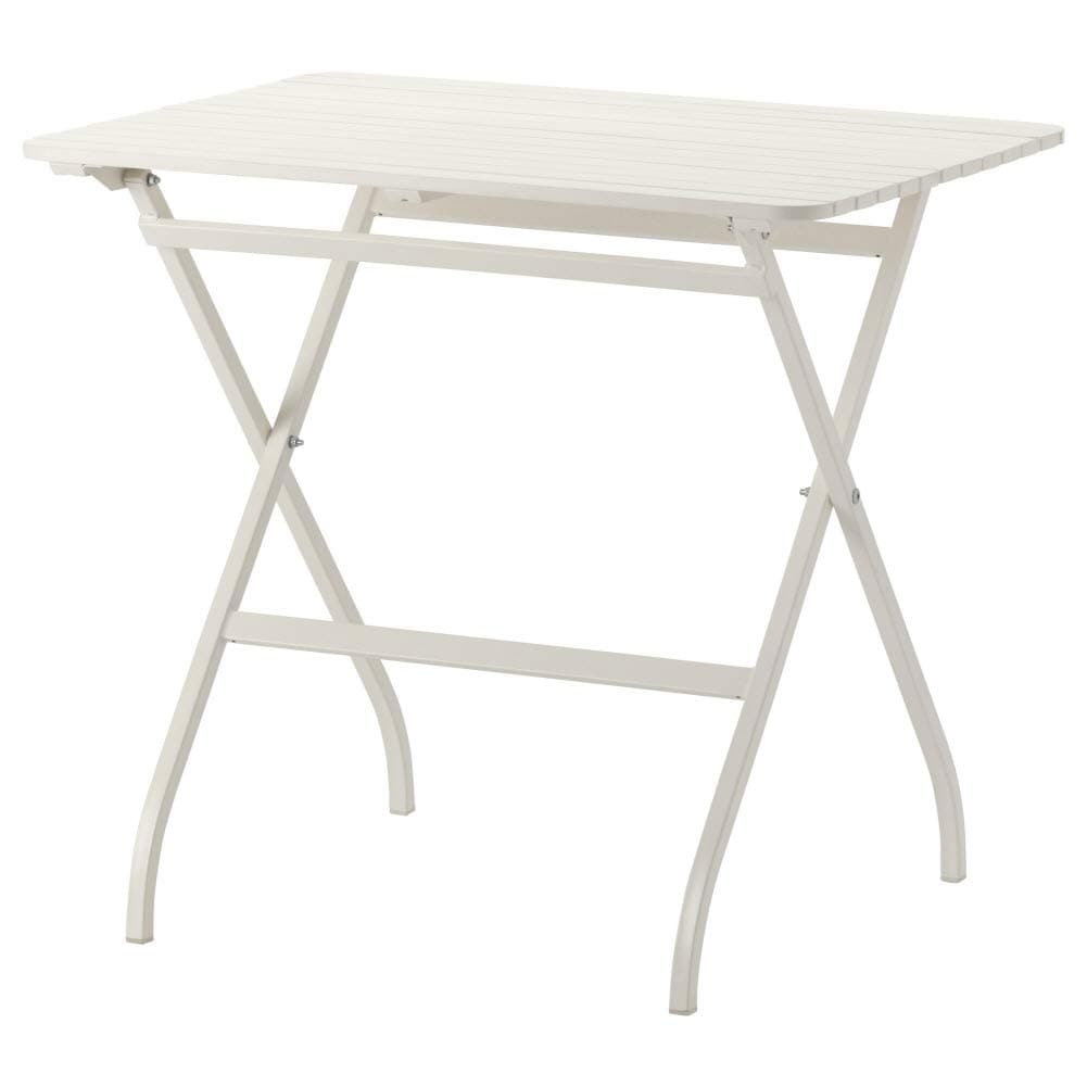 IKEA ASIA MALARO Table outdoor white foldable white