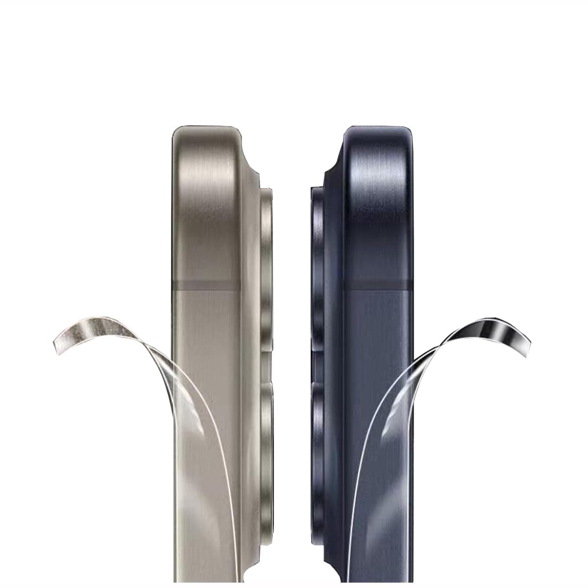 Ultra Thin Transparent Side Film For iPhone 15 Pro Max Frame Protective Guard Film - 3 packs/TPU Hydrogel