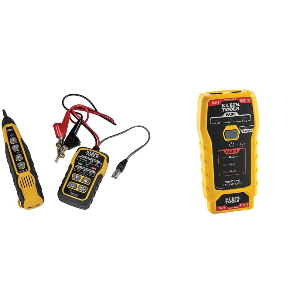 Klein Tools Cable Tracing and Testing Kit with Tone Generator, Tracer, and Network Tester