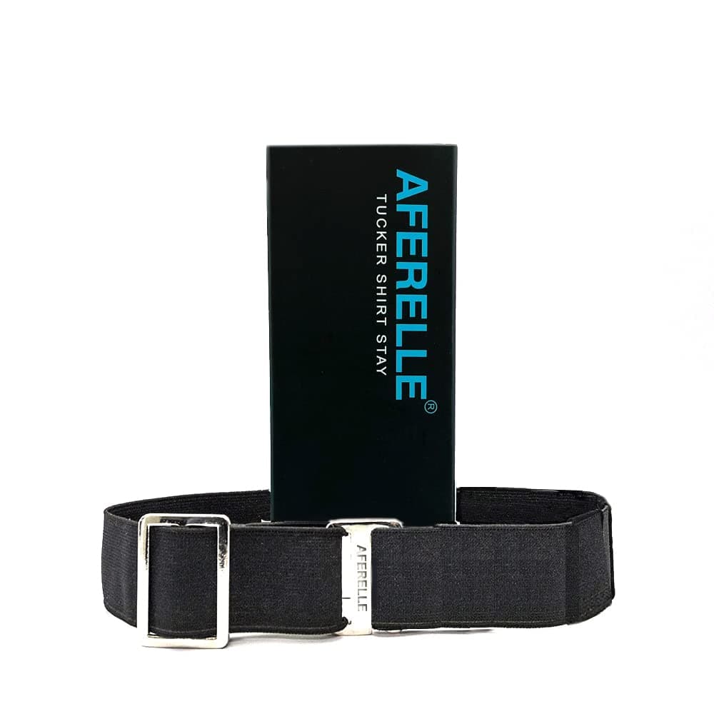 Aferelle Shirt Stays Elastic Adjustable Tucker Belt For Men Women