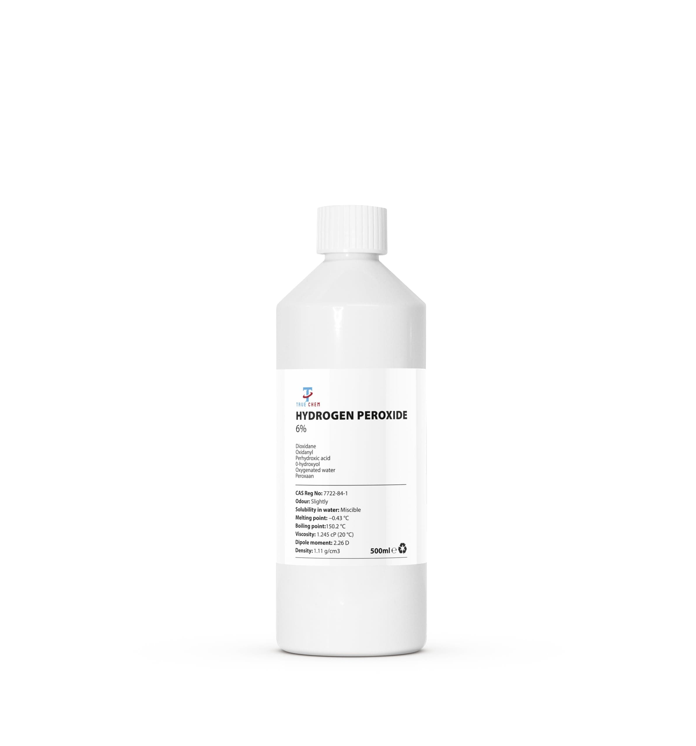 Hydrogen Peroxide 6% Solution, 20 Vols, 500ml