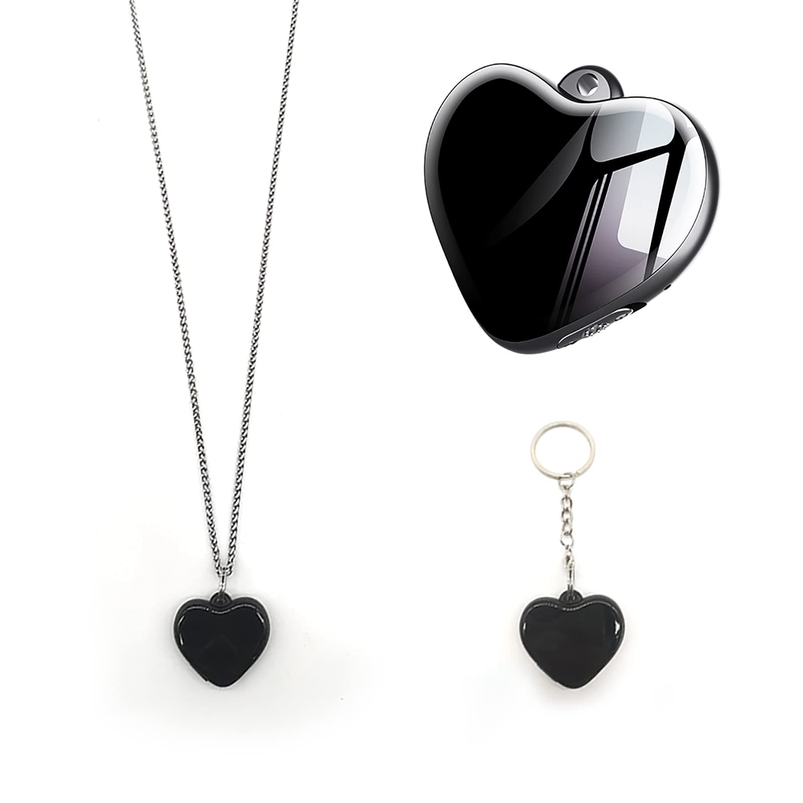 Mini Voice Recorder,Digital Voice Activated Recorder Necklace,Keychain Sound Recording Device,Small Audio listening Recorder Wearable,STTWUNAKE