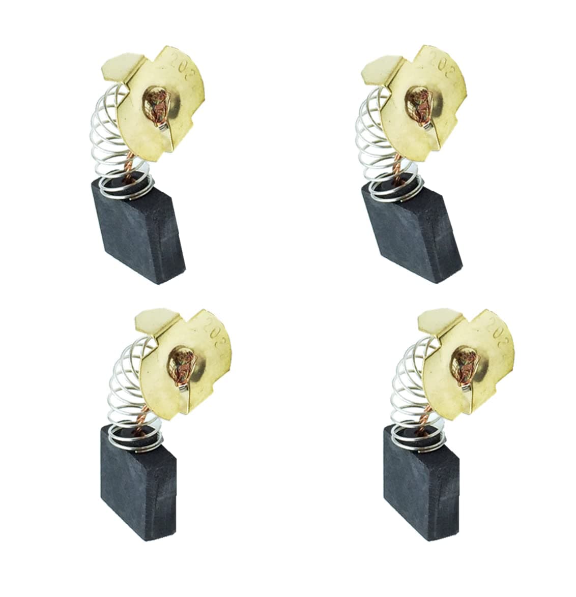 4pcs longlife CB204 Carbon Brush replacement for Makita CB-204, CB-203, CB202, 191944-6, 191953-5, 191957-7, 181051-3, 643200-5 (4 pcs/pack)
