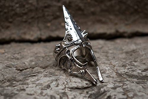 Witch King Helmet from the Lord of the rings Sterling silver Ring
